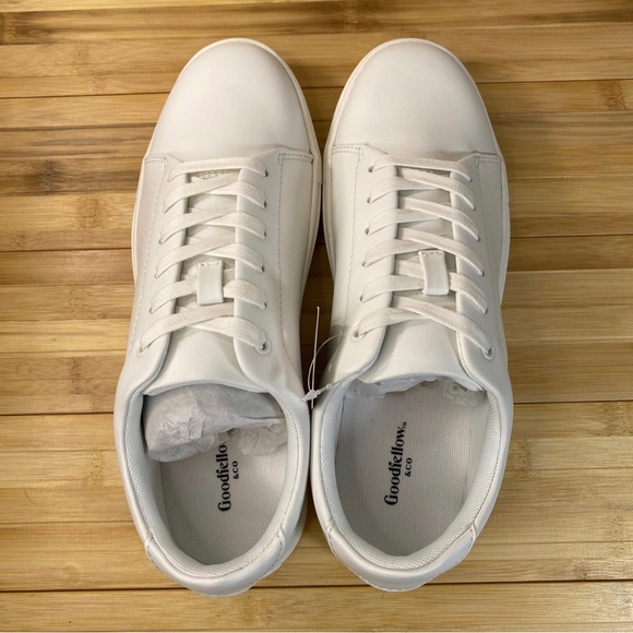 Kingston Sneakers Goodfellow & Co Size 8.5 Business Casual Shoes White Shell - Picture 7 of 7